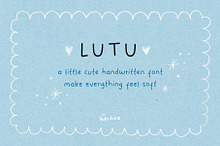 LUTU - Handwritten Font