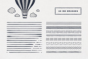 Liner Illustrator Brushes, a Brush Add-On by pixelbuddha.net (Thumbnail 3 of 11)