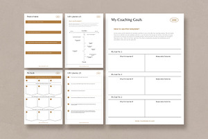 Life Coach Worksheet Bundle CANVA