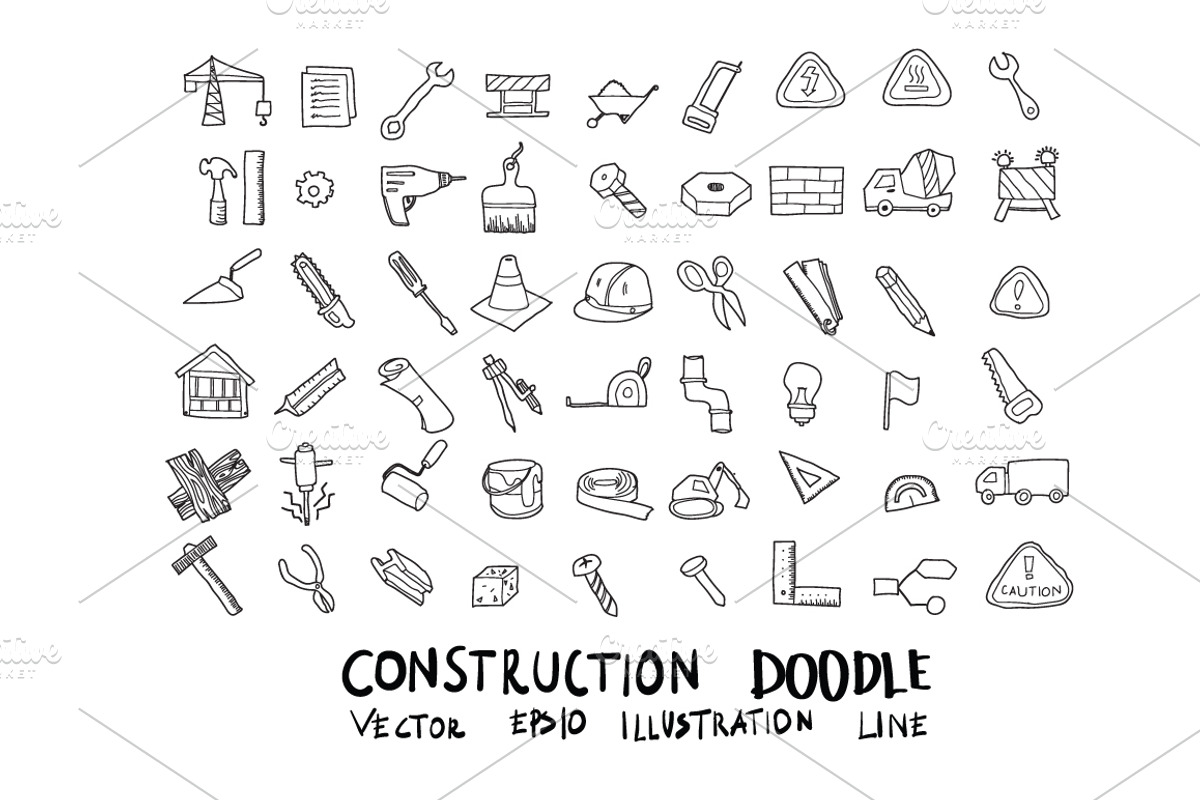 871 Hand Draw doodle icons set, an Outline Icon by TKDoodle (Photo 9 of 19)