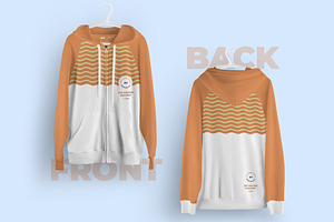 Bundle Mockup Of Clothes On Hangers