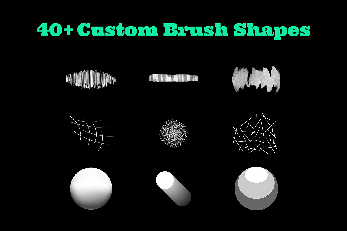 Procreate Brush Builder Template Kit, a Brush Add-On by Ryan Hamrick (Photo 3 of 4)