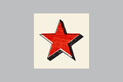Grunge Stars abstract background set, a Decorative Illustration by PoPaShop (Thumbnail 2 of 9)