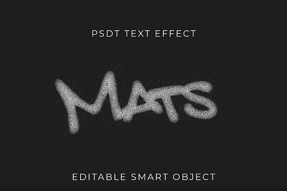 Chalk Spray Graffiti Effect
