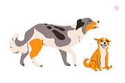 Cute dogs of different breeds set, an Animal Illustration by vik.stock (Thumbnail 7 of 11)