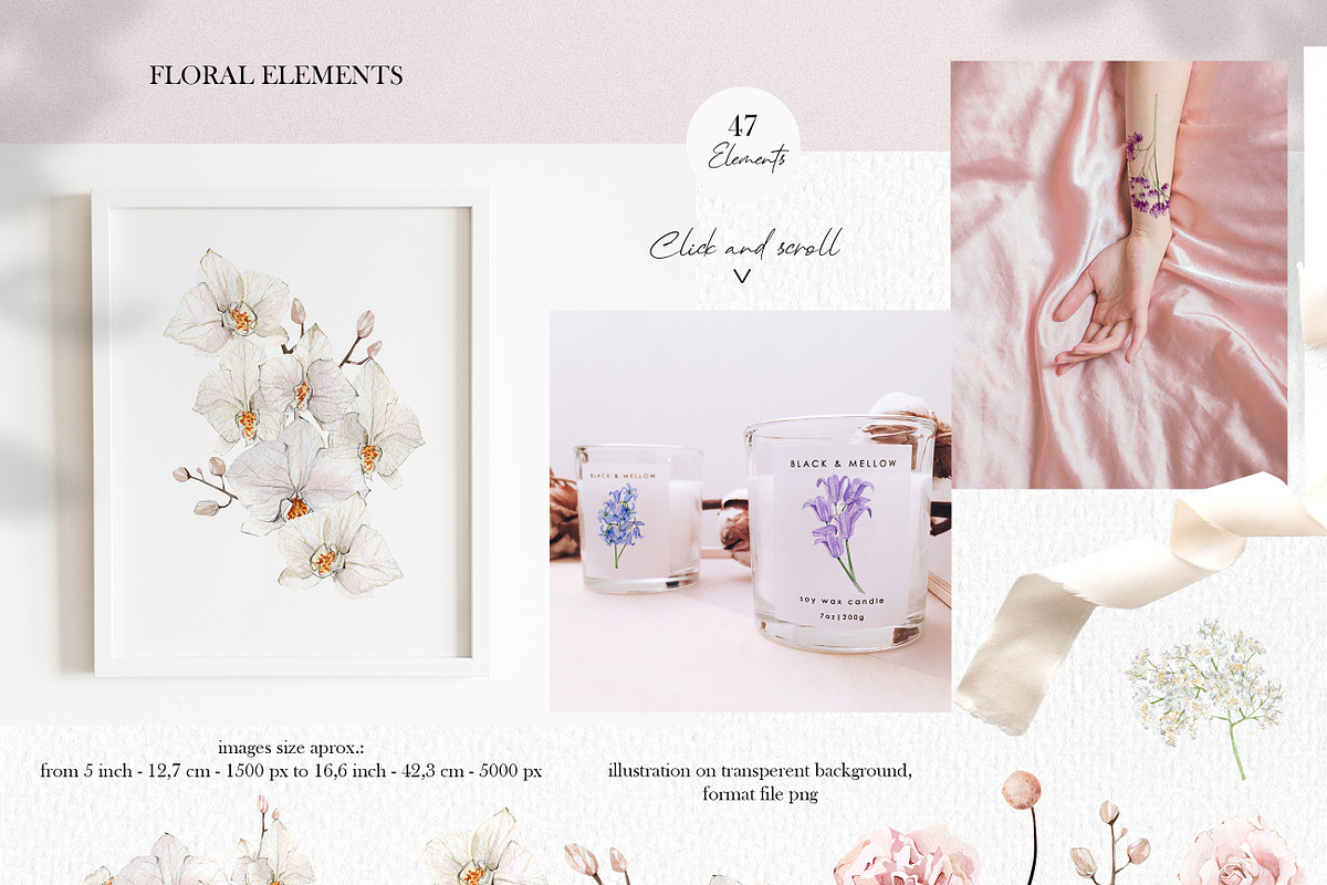 Very Peri boho floral collection, an Illustration by AnnaTkachi (Photo 4 of 7)
