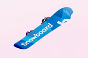 Snowboard Mock-up, a Product Mockup by zippypixelstudio (Thumbnail 8 of 8)