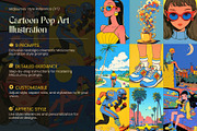 Cartoon Pop Art Illustration Prompt, a Decorative Illustration by Artimind Studio (Thumbnail 2 of 10)