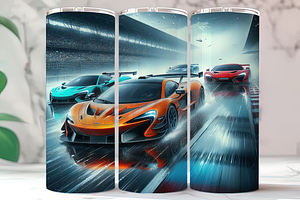 Fast Car Street Racing Tumbler, a Background Photo by LamanAzalea