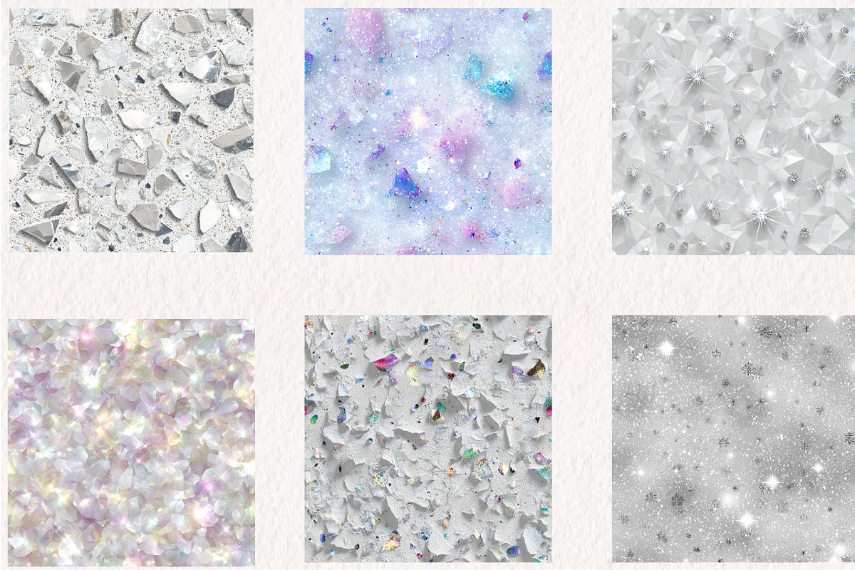 White Sparkle Large Glitter Paper, a Pattern Graphic by CreationArt (Photo 3 of 4)
