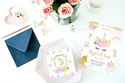 Magical unicorn clipart, an Illustration by heyiamalice (Thumbnail 8 of 12)