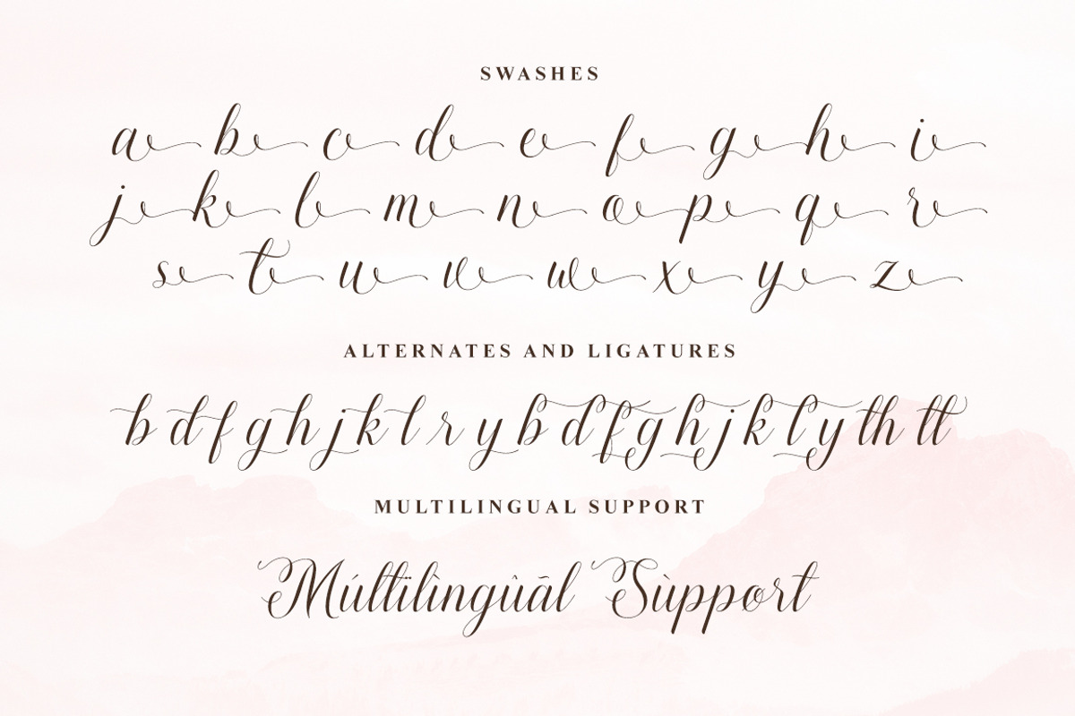 Lovely Girl - A Chic Script, a Script Font by Heinzel Std (Photo 12 of 13)