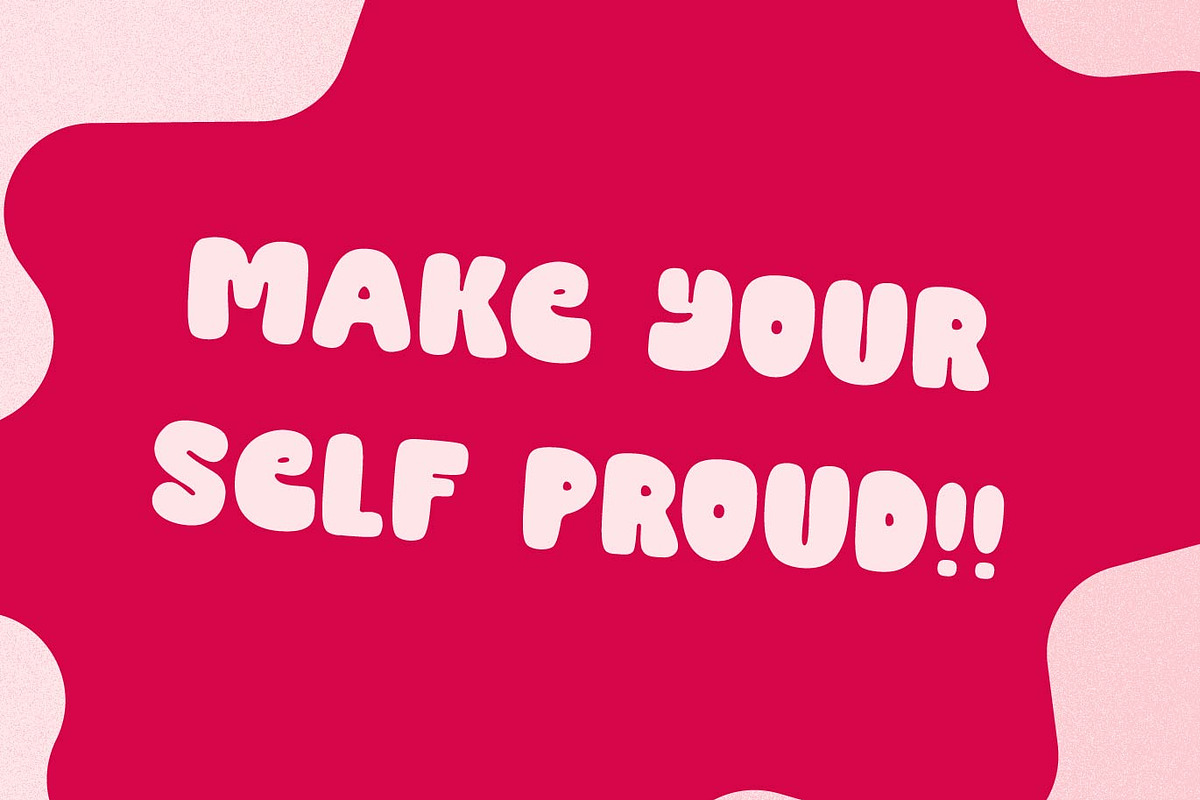 Booba Candy - Bold Bubble Typeface, a Sans Serif Font by PROF STUDIO (Photo 3 of 5)