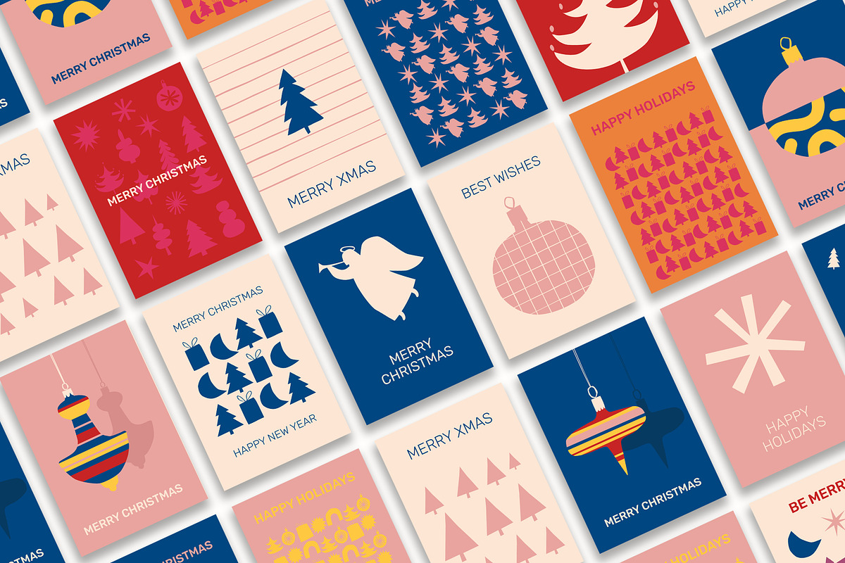 Happy Holidays - vector graphics, a Graphic by Bakulina Art (Photo 7 of 19)