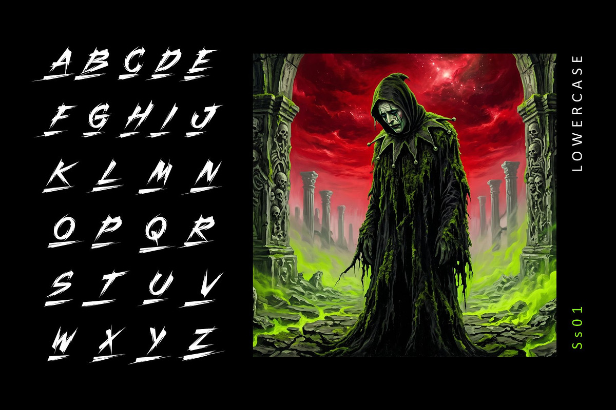 Trash Brutal Typeface, a Script Font by alit design (Photo 11 of 20)