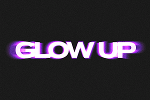 Neon Text Effect, a Pattern Graphic by Xtrahive