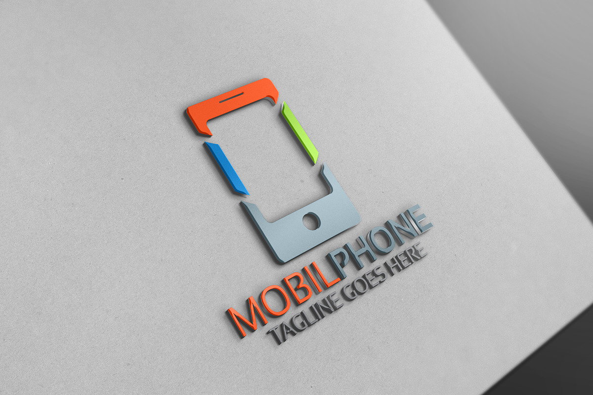 Mobile Phone Logo, a Branding & Logo Template by Josuf Media
