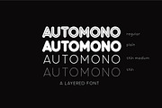 Automono Fonts, a Sans Serif Font by caocastudio (Thumbnail 2 of 16)