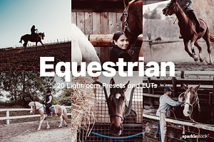 20 Equestrian Lightroom Presets LUTs