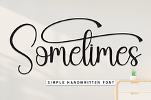 Sometimes | Script Font