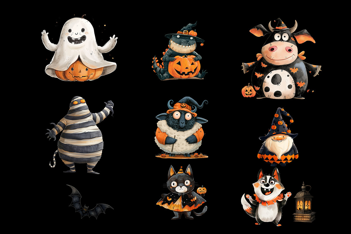 Halloween clipart, spooky graphics, an Object Graphic by MajorArtTm (Photo 3 of 6)