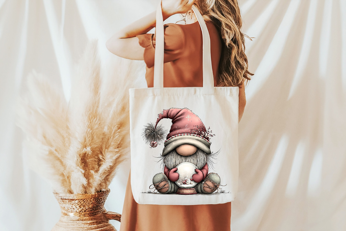 Whimsical Christmas Gnome Clipart, an Illustration by Libby Wishes (Photo 4 of 6)