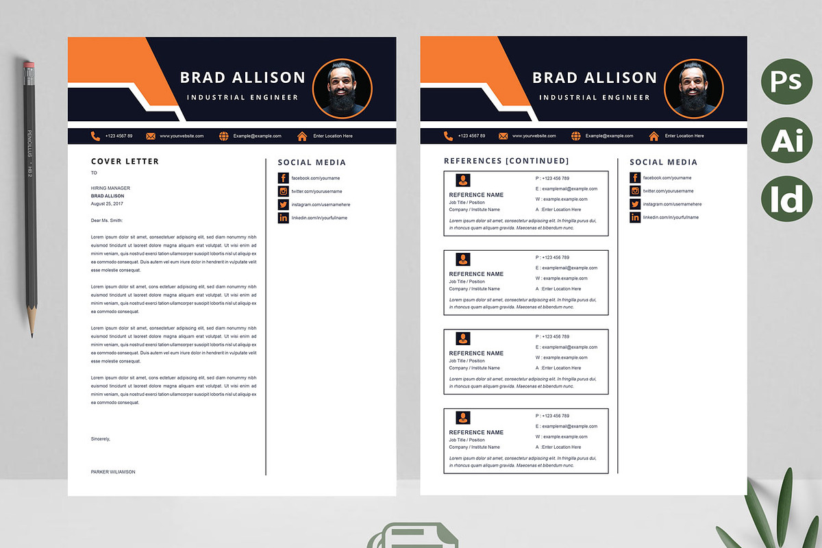 Best Selling Resume | CV Template, a Resume Template by Attractive Resume (Photo 3 of 3)