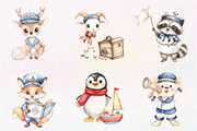 Sailor Clipart, Baby Nautical, an Illustration by CreationArt (Thumbnail 5 of 9)