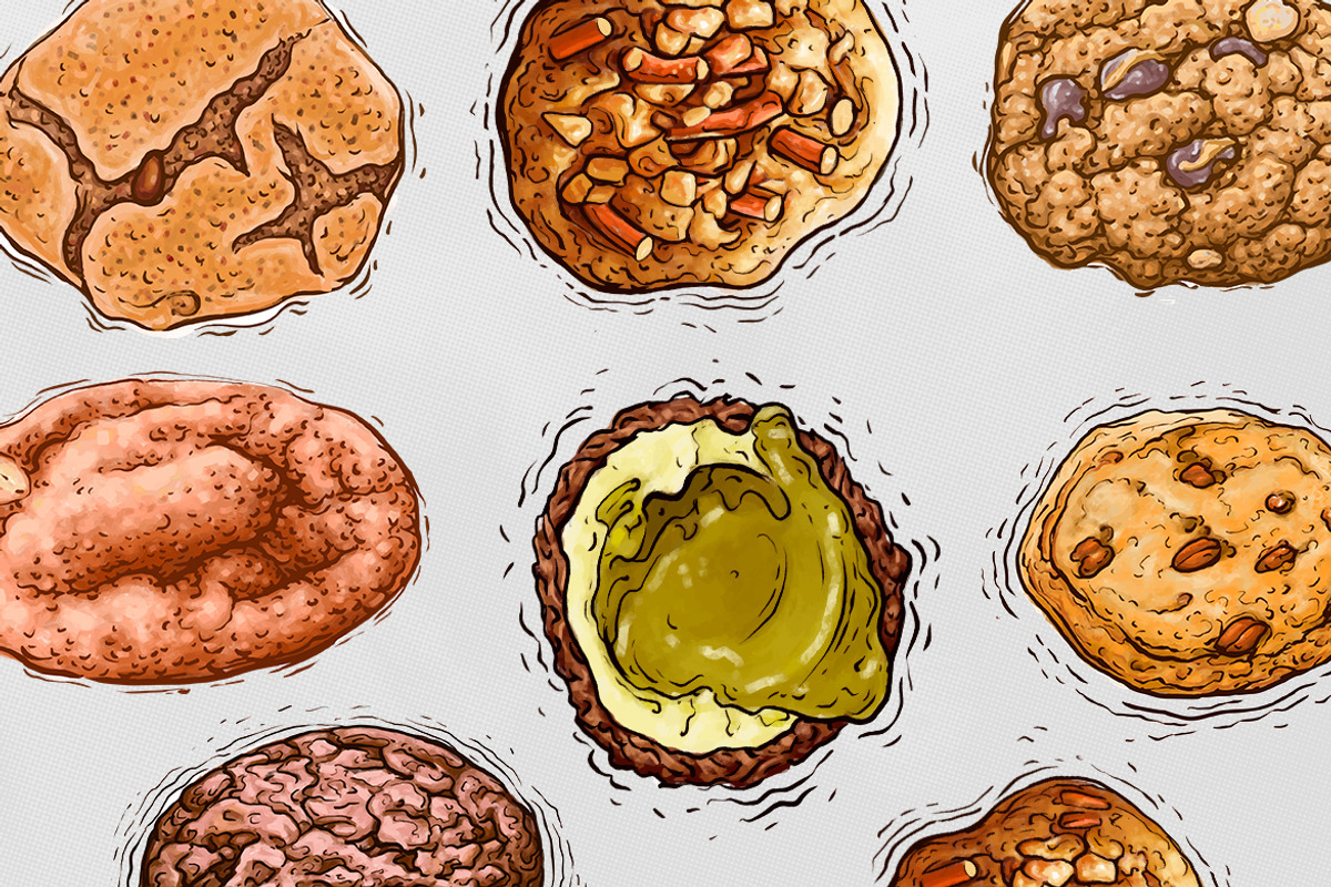 Cookies Watercolor Illustration, an Object Graphic by RMPL.std (Photo 2 of 4)