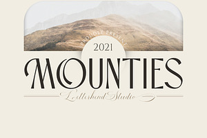 MOUNTIES - Display Font