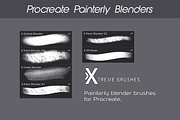 Procreate Painterly Blenders, a Brush Add-On by Extreme Brushes (Thumbnail 2 of 2)