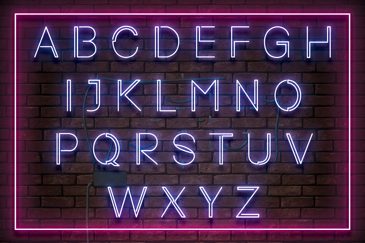 Neon Light, a Sans Serif Font by Majelis Font (Photo 2 of 5)