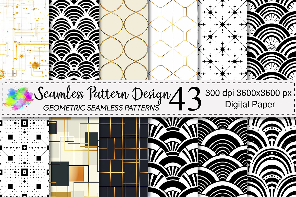 Seamless Pattern Design Bundle, a Pattern Graphic by Canvas Craft (Photo 1 of 6)
