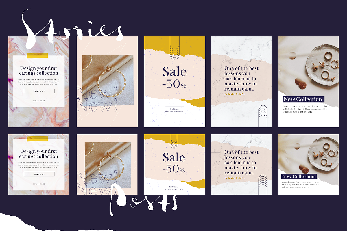 Joyas - Instagram Post Templates, a Social Media Template by Marinastu (Photo 3 of 3)