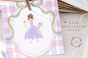 Fairy Garden Birthday Clipart, a Background Graphic by Essem Creatives (Thumbnail 7 of 7)