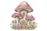 Fairy Mushroom Clipart PNG, a Food Illustration by Memories By Lea (Thumbnail 16 of 19)