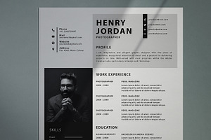 Modern Minimalist Resume/CV