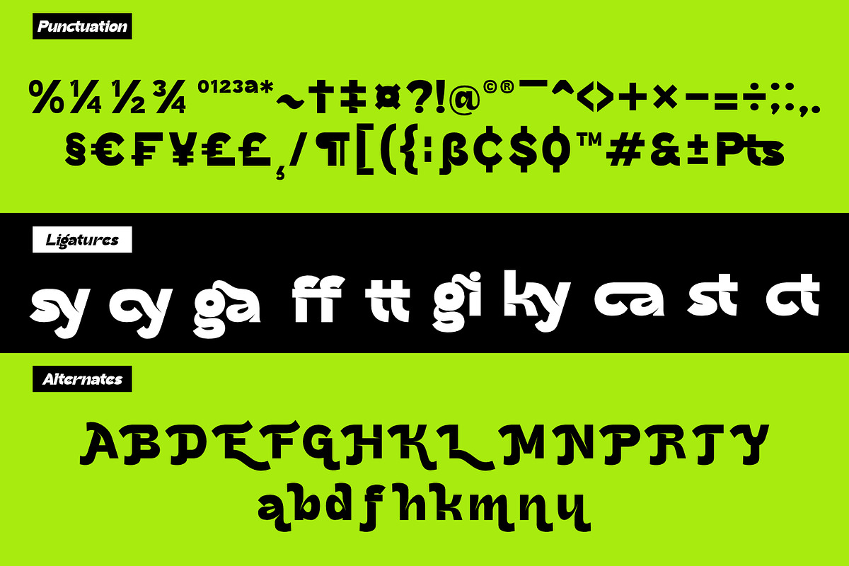 Haberga - Sans Serif Display Font, a Sans Serif Font by Rishsketch (Photo 12 of 13)