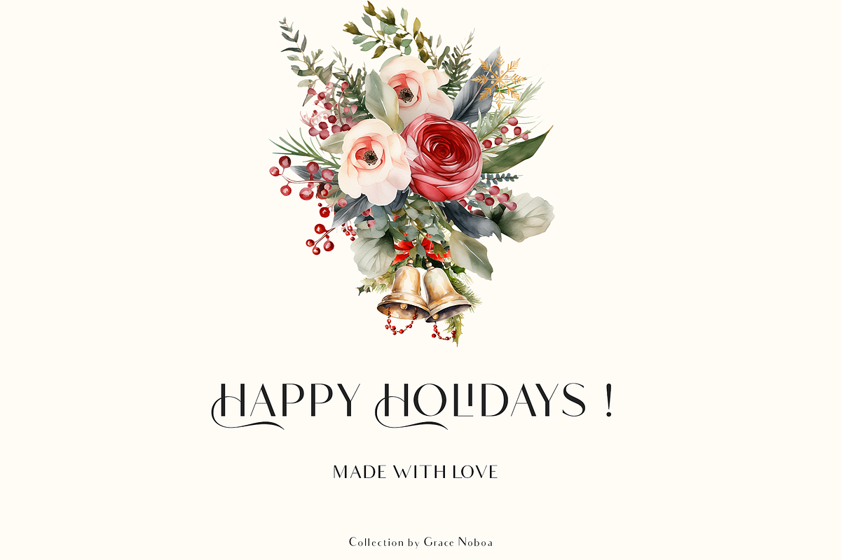Christmas Memories- Watercolor Set, a Decorative Illustration by Grace Noboa Illustrations (Photo 12 of 12)