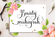 Beauty maheyrah, a Script Font by Deniz86 (Thumbnail 1 of 6)