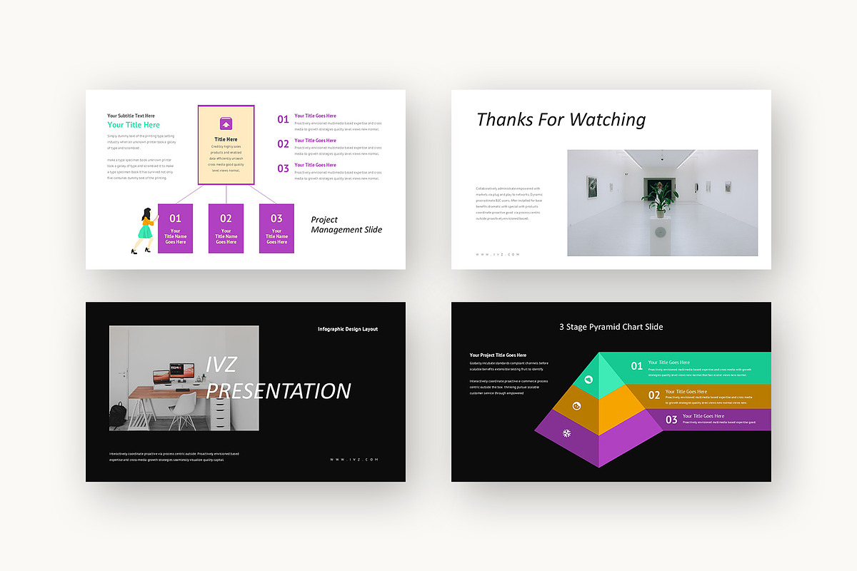 Ivz : Data Infographic Powerpoint, a Presentation Template by Punkl Camp (Photo 9 of 16)
