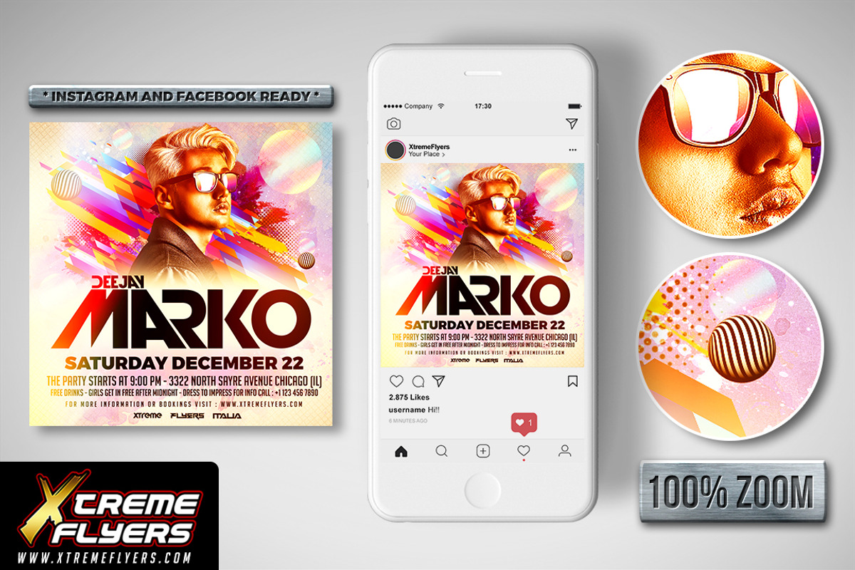 DJ Flyer, a Flyer Template by XtremeFlyers