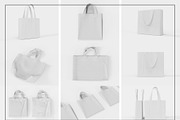 Tote Bag Mockup Set, a Packaging Mockup by Mego-studio (Thumbnail 7 of 7)