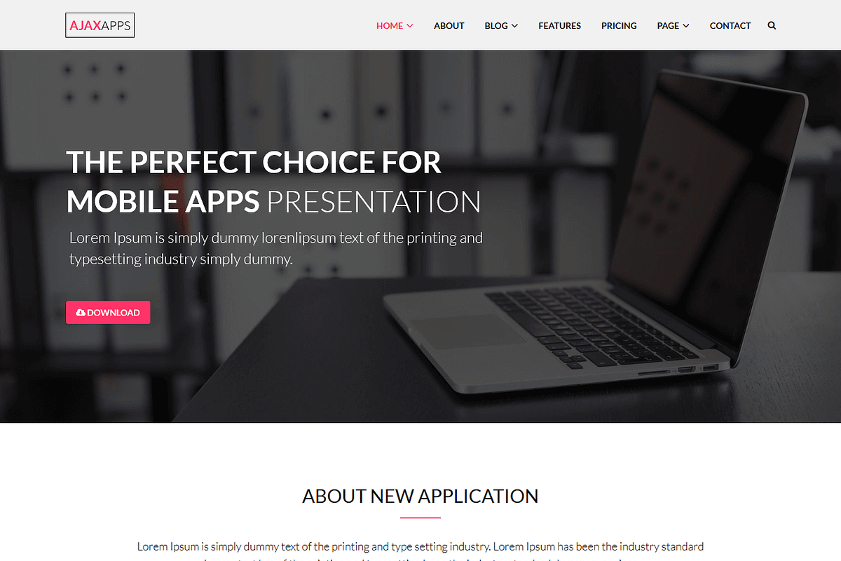 AJAXAPPS Creative HTML5   Template, a HTML Template by CreativeGigs (Photo 3 of 5)