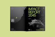 Minimalist Impact Report Template, a Brochure Template by fakhroo (Thumbnail 2 of 9)