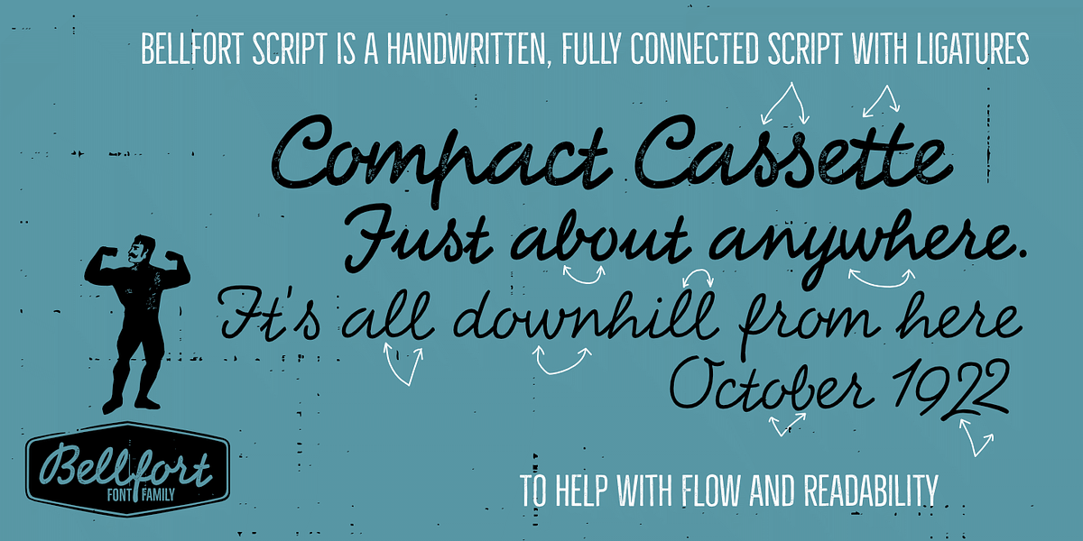 Bellfort, a Handwritten Font by GRIN3 (Nowak) (Photo 5 of 7)