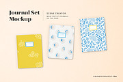 Notebook Mockup Scene Creator, a Books & Magazine Mockup by Field Office (Thumbnail 1 of 4)