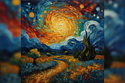 Mystic Art Midjourney Prompts, a Background Graphic by Design Laz (Thumbnail 6 of 7)