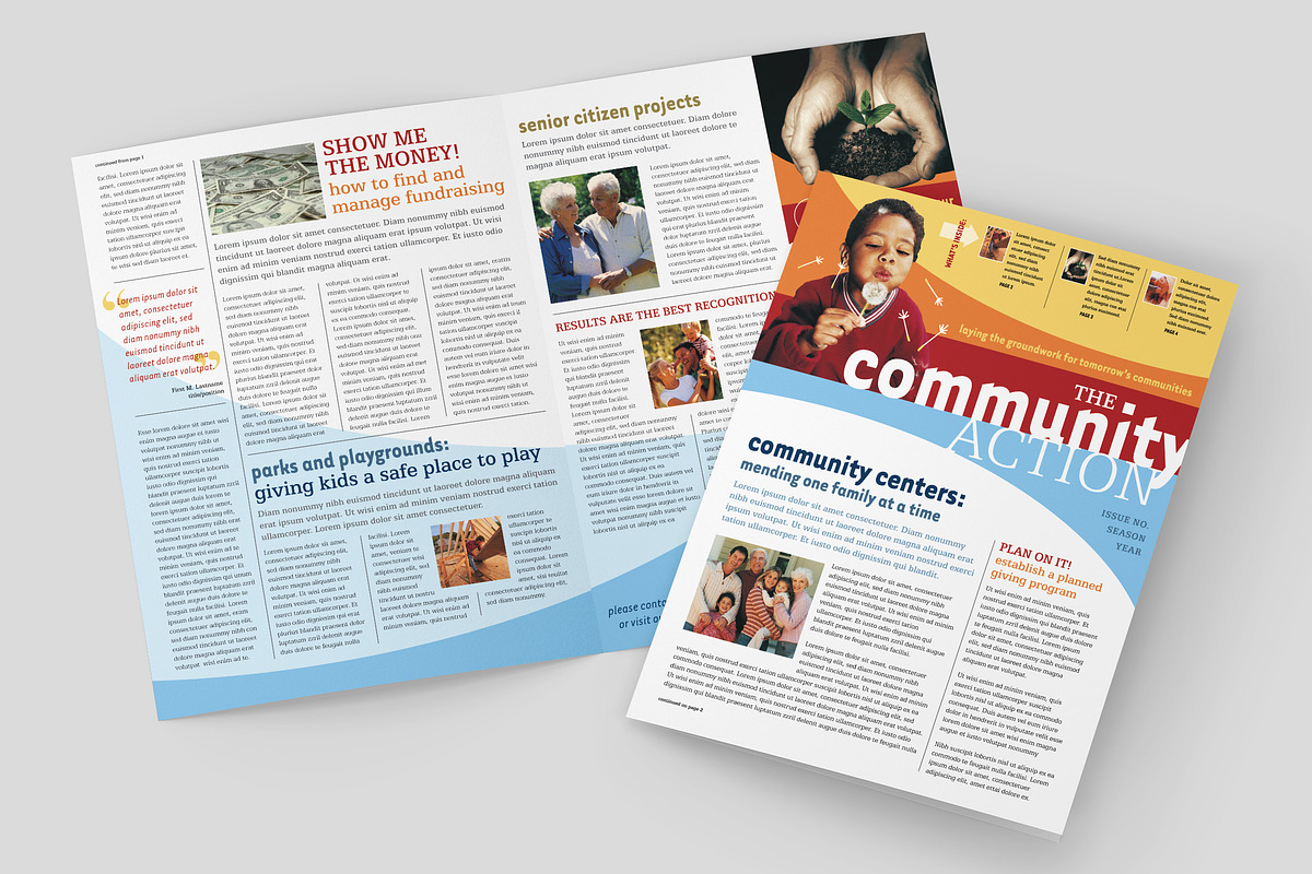 Community Nonprofit Newsletter, a Magazine Template by StockLayouts (Photo 1 of 4)