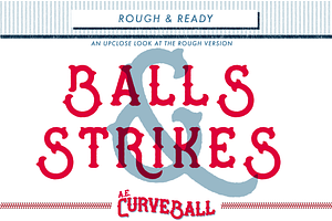 AE Curveball Vintage Typeface